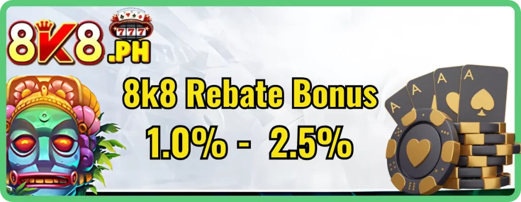 8k8 Rebate Bonus