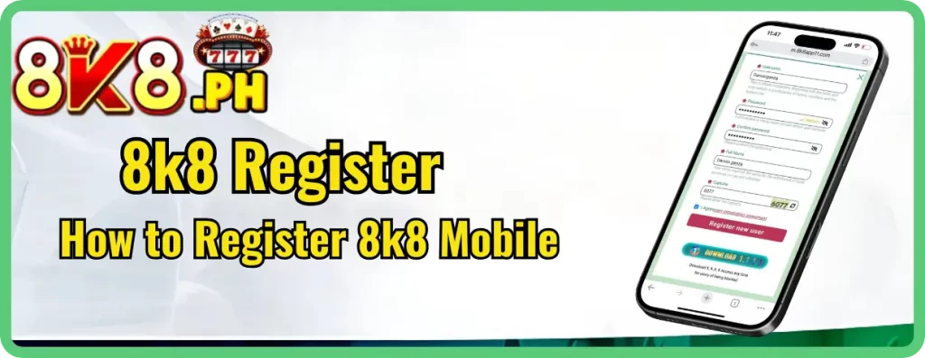 8k8 Register